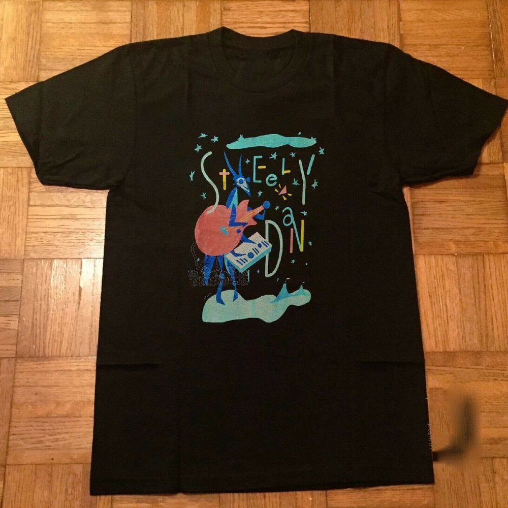 Vintage 1994 Steely Dan Us Black Tshirt